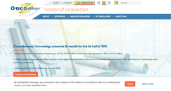 Desktop Screenshot of oncodesign.com